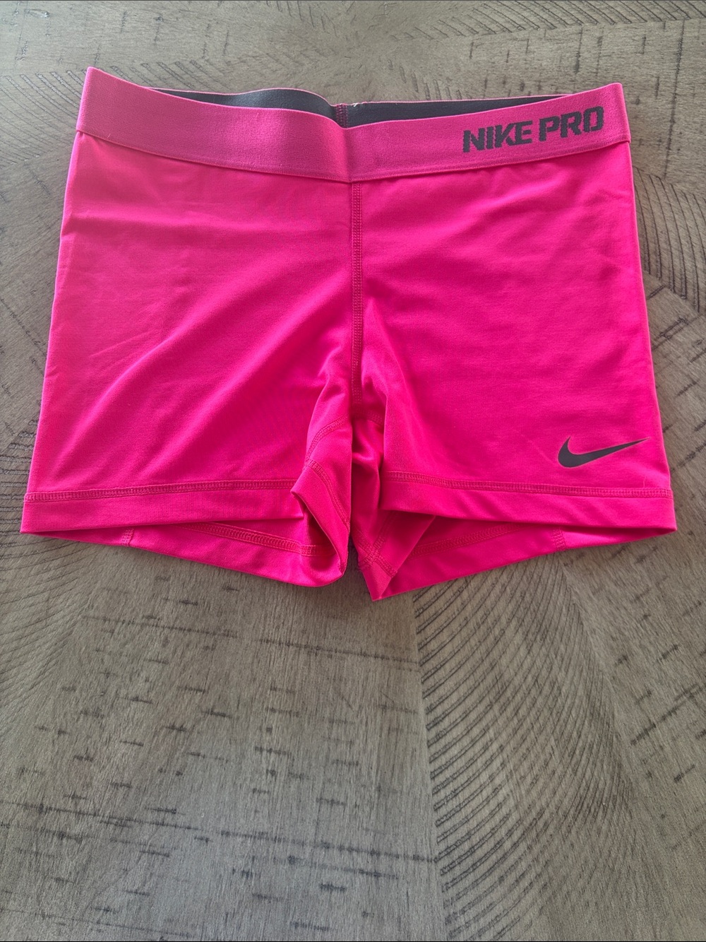 Nike Pro Bright Pink Compression Bike Shorts